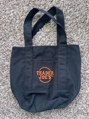 TRADER JOE’S BLACK MINI TOTE